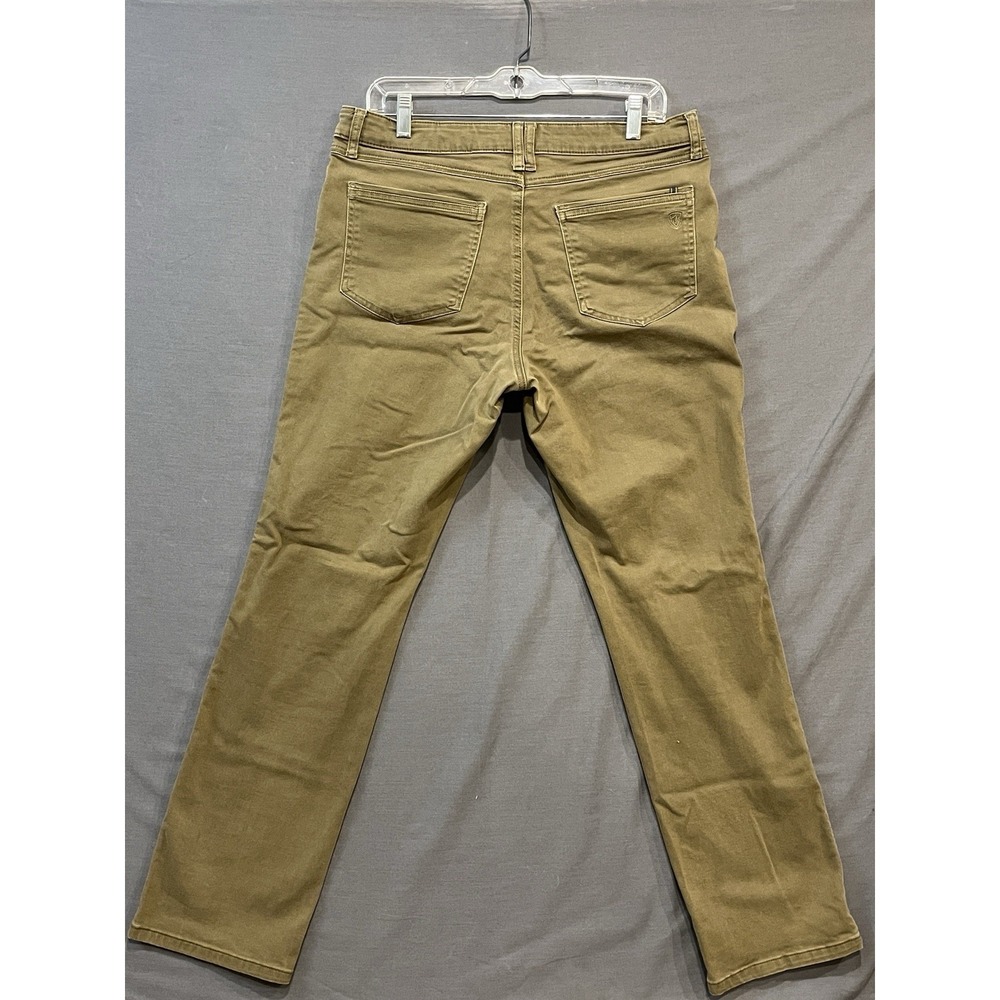 KHUL Chino Pants Womens 12 REG Green Hiking Outdoors Camping 34 x 30 Mid Rise - Picture 3 of 12